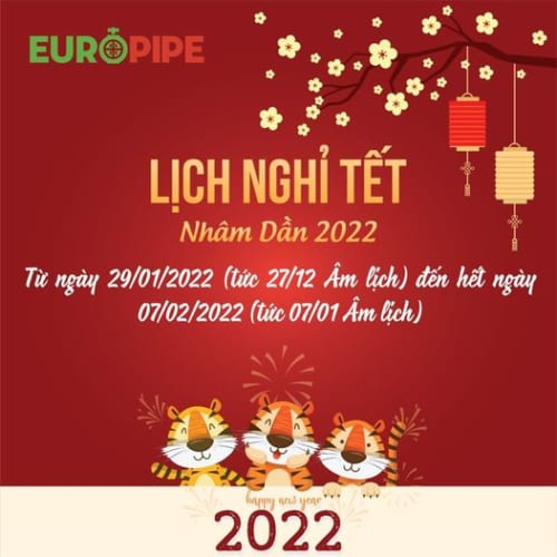 lịch nghỉ tết 2022