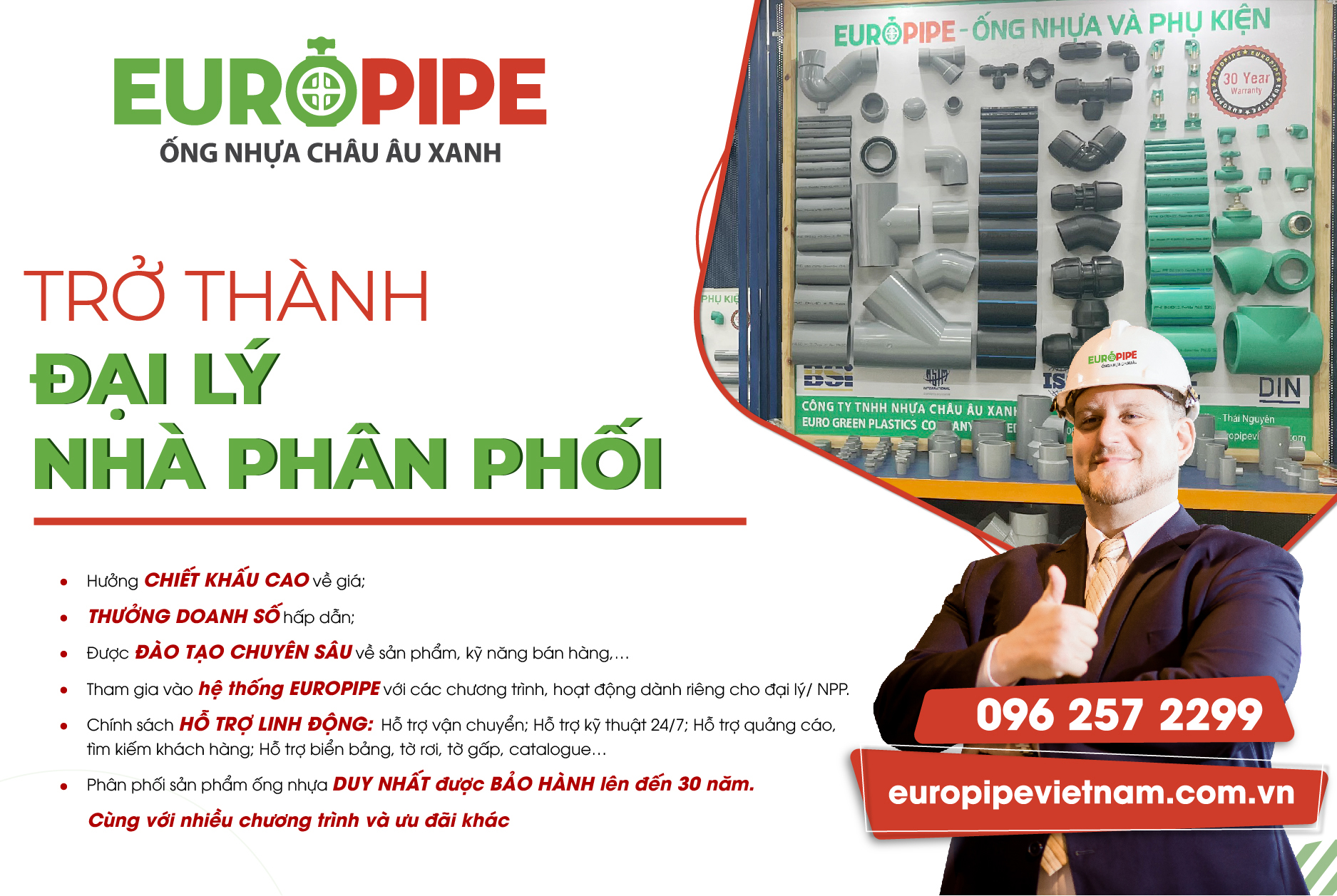 Địa chỉ mua ống nhựa Europipe uy tín và chính hãng