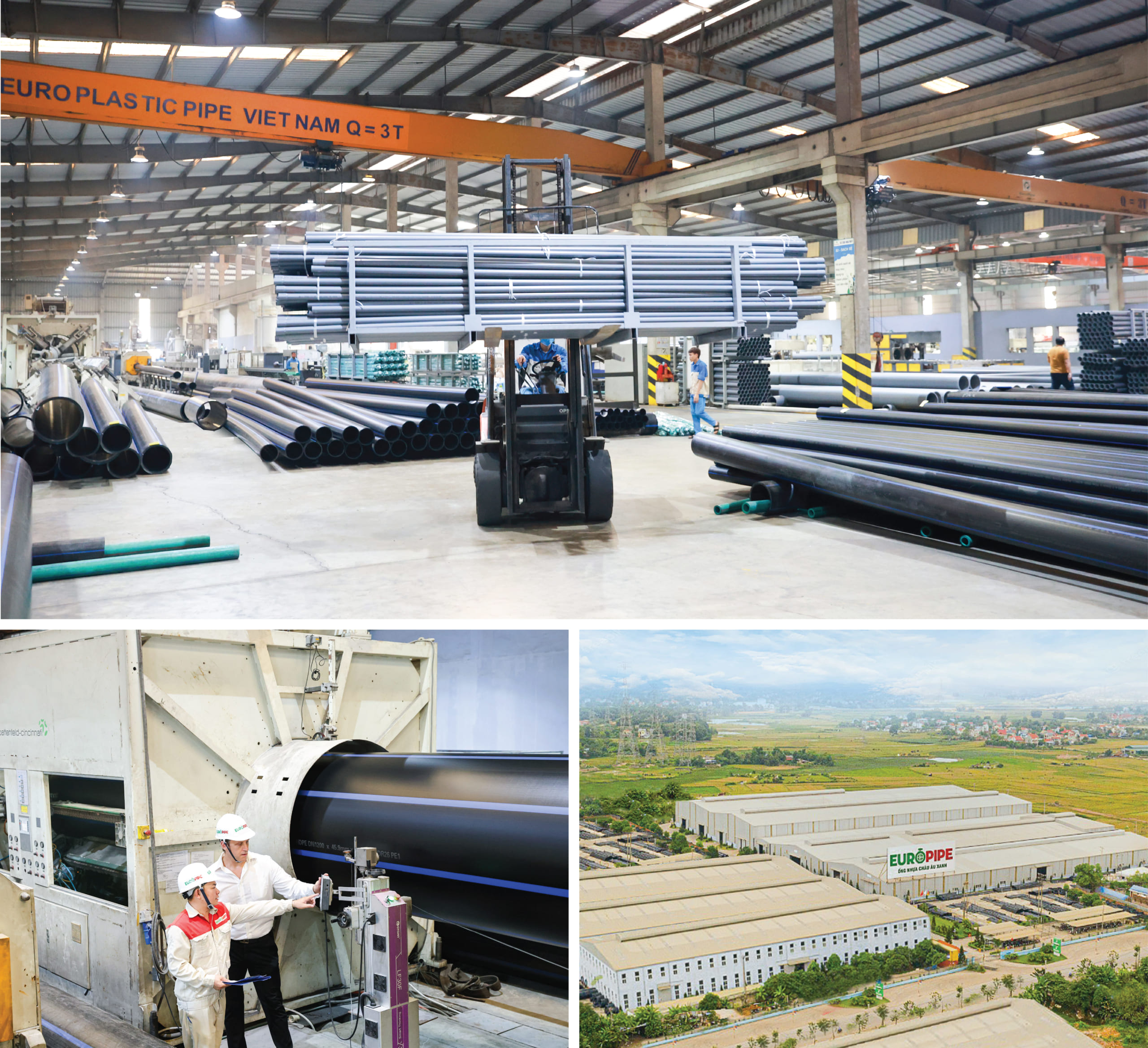 Ban lãnh đạo EUROPIPE giữ quan điểm xuyên suốt: “Nếu không có những phương tiện, máy móc hiện đại hàng đầu thì không thể làm ra những sản phẩm chất lượng hàng đầu”.