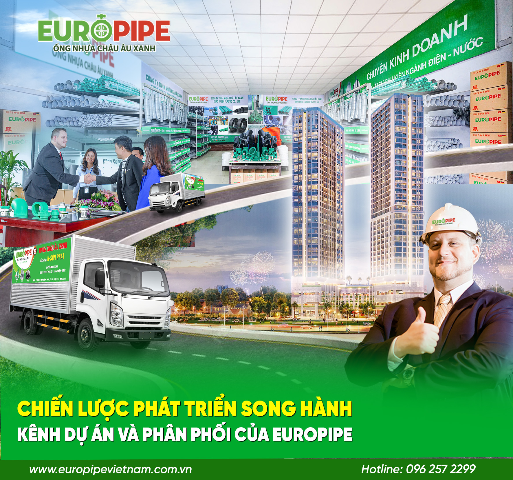 EUROPIPE – Chiến lược phát triển song hành kênh dự án và phân phối tại Việt Nam