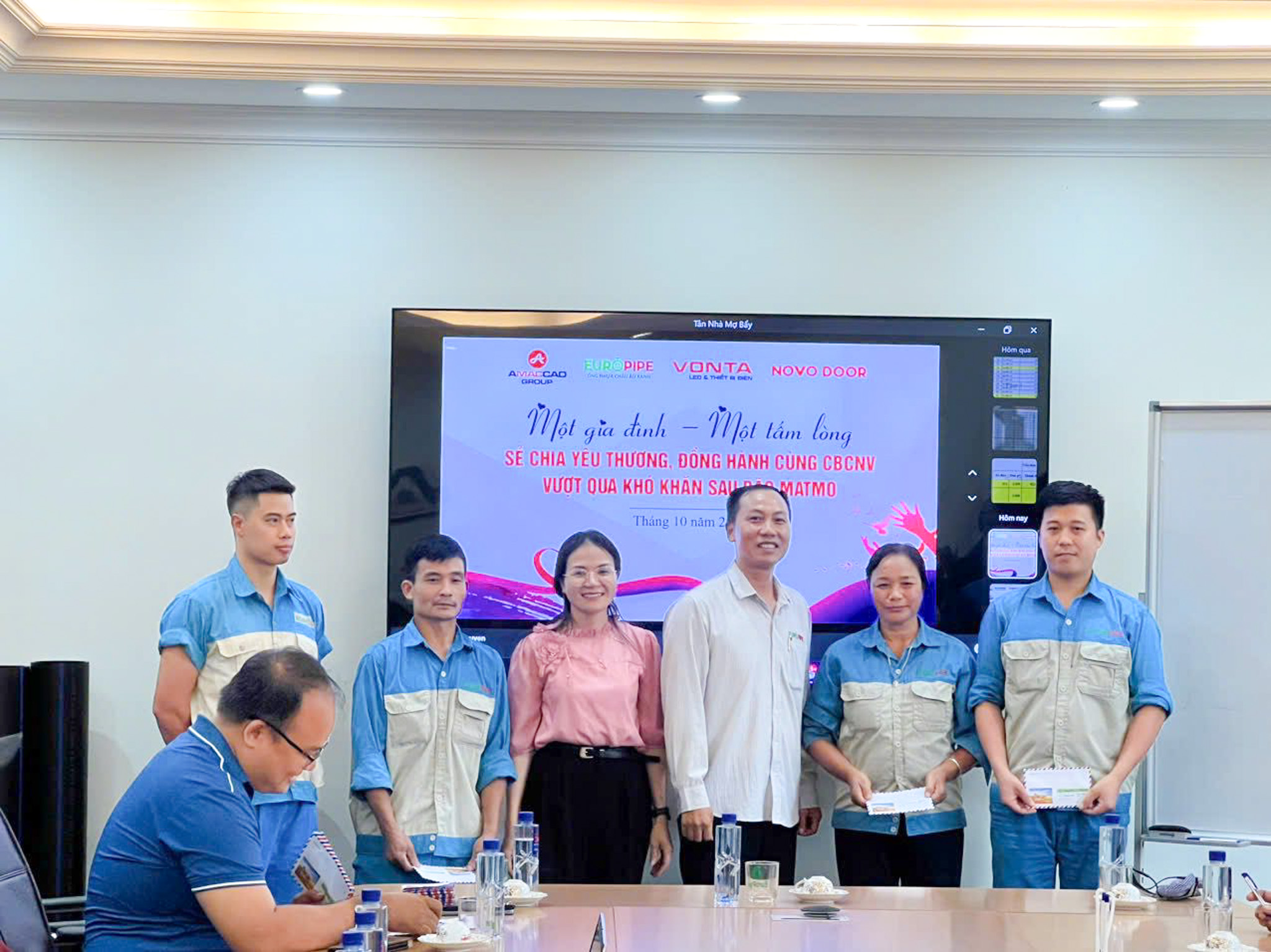 EUROPIPE: Sẻ Chia Yêu Thương, Đồng Hành Cùng Xã Hội Và Các CBCNV Vượt Qua Khó Khăn Sau Bão MATMO