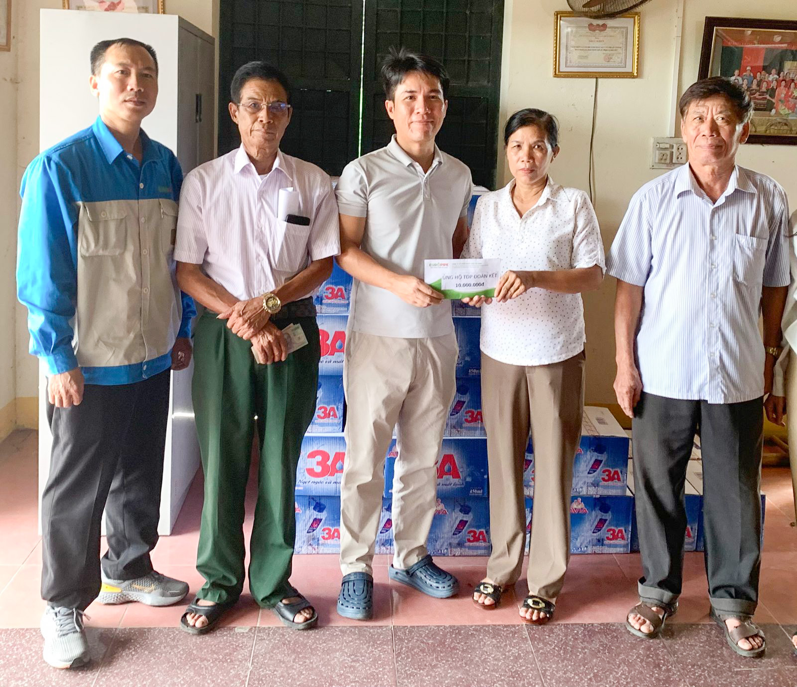 EUROPIPE: Sẻ Chia Yêu Thương, Đồng Hành Cùng Xã Hội Và Các CBCNV Vượt Qua Khó Khăn Sau Bão MATMO