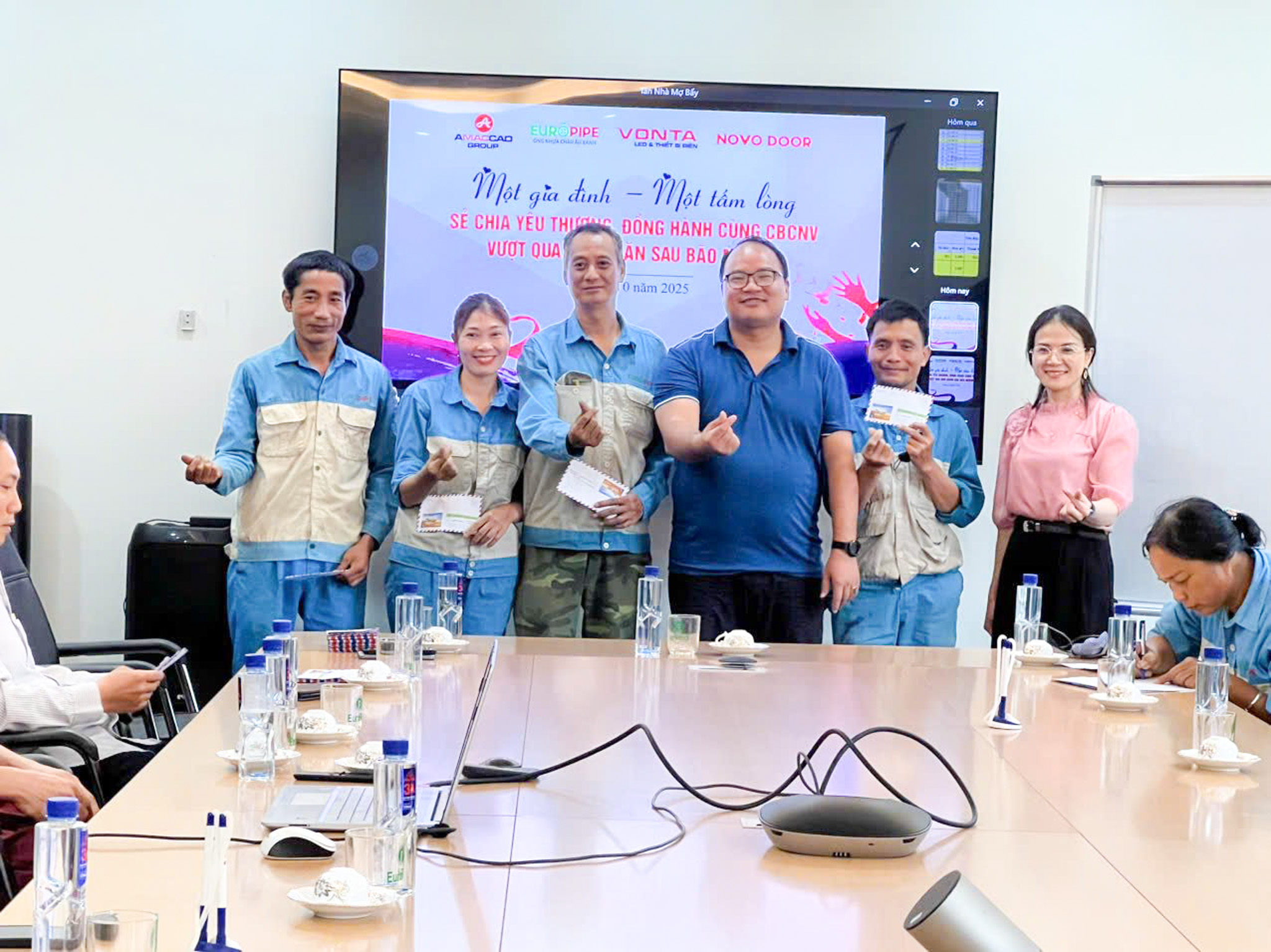 EUROPIPE: Sẻ Chia Yêu Thương, Đồng Hành Cùng Xã Hội Và Các CBCNV Vượt Qua Khó Khăn Sau Bão MATMO