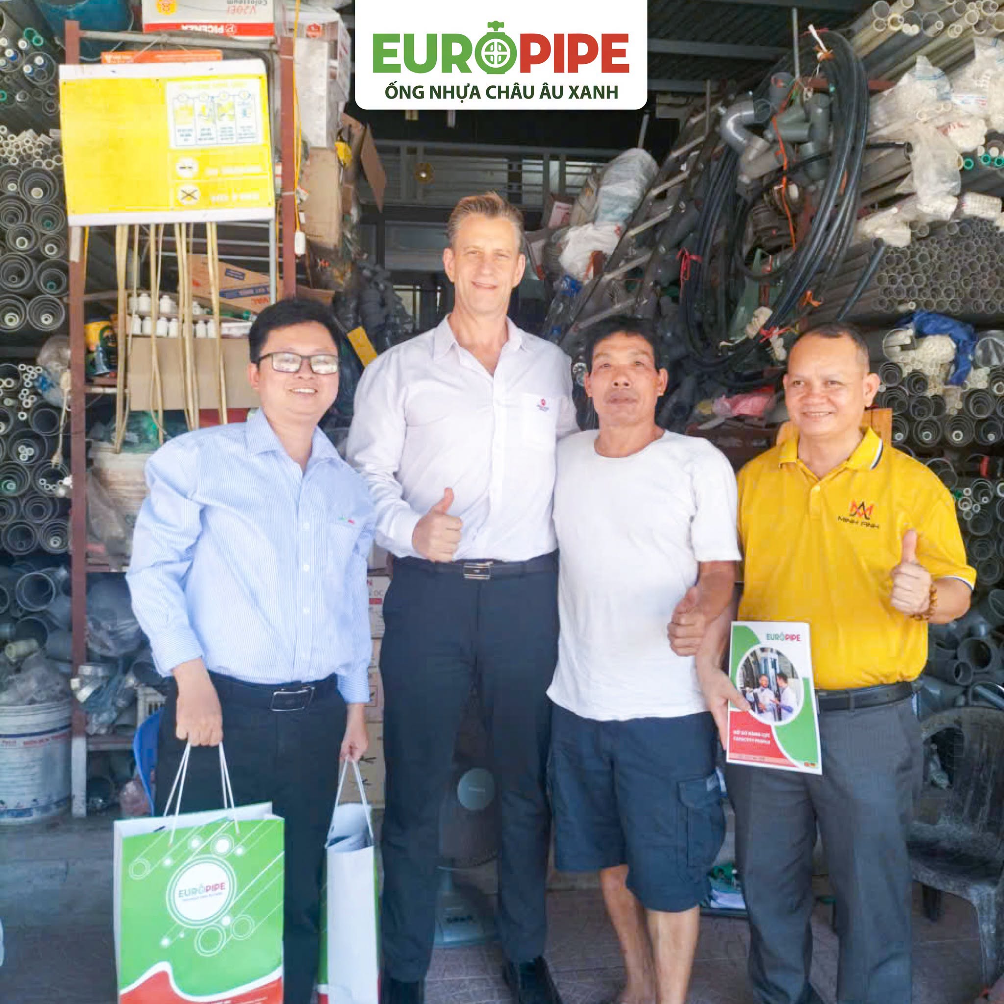 EUROPIPE Đồng Hành Cùng Hệ Thống Npp & Đại Lý Tại Phú Thọ