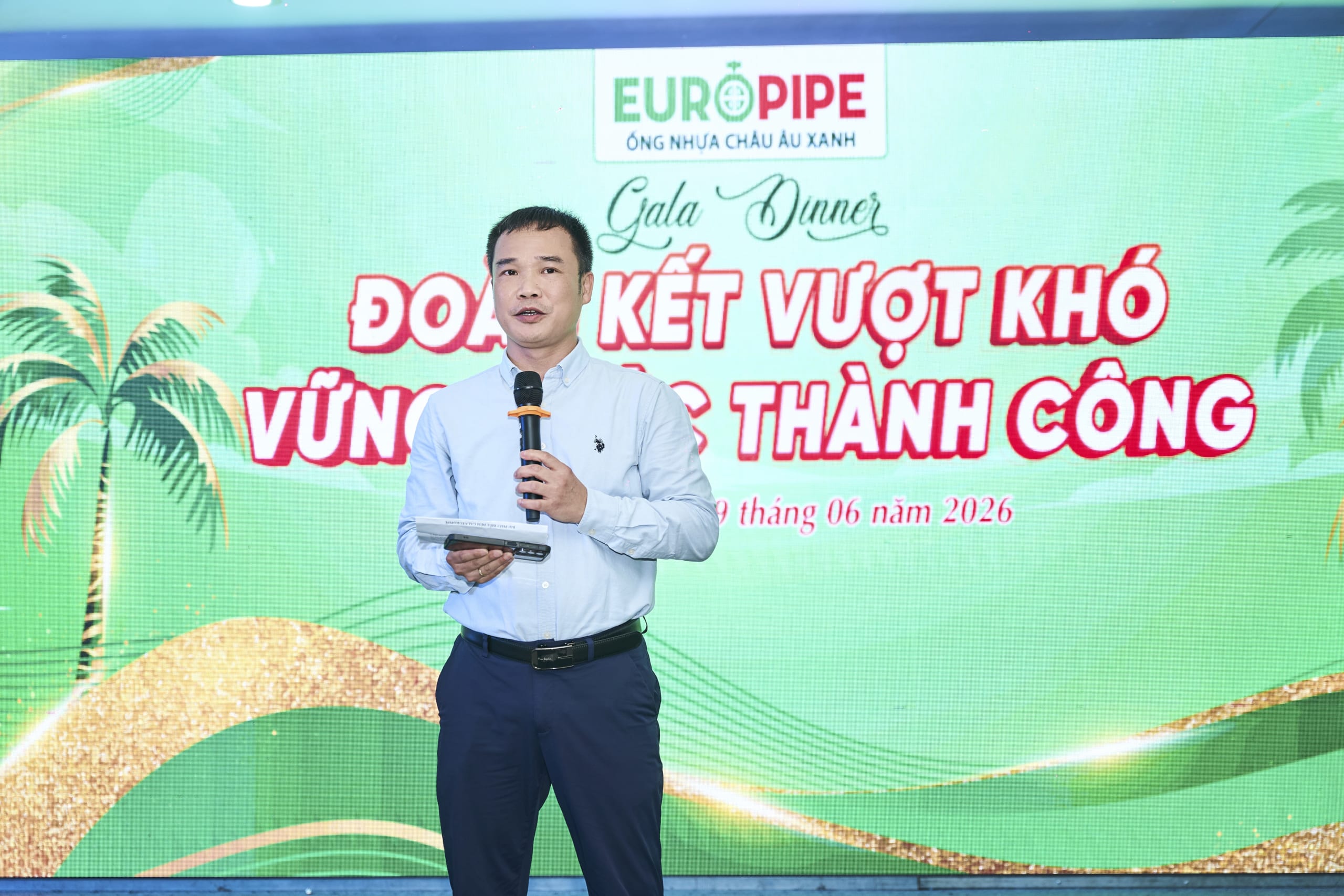 Gala Dinner EUROPIPE 2026: Đoàn Kết Vượt Khó – Vững Bước Thành Công