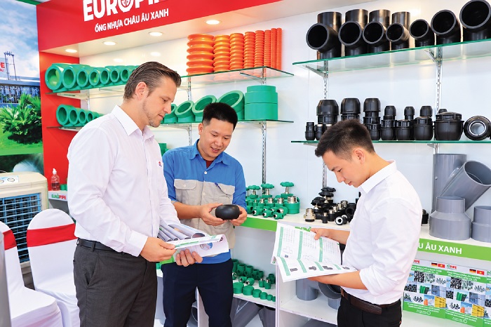 EUROPIPE xây dựng con đường dài hơi và bài bản với chất lượng sản phẩm là mũi nhọn ưu thế (Ảnh: AMACCAO).

