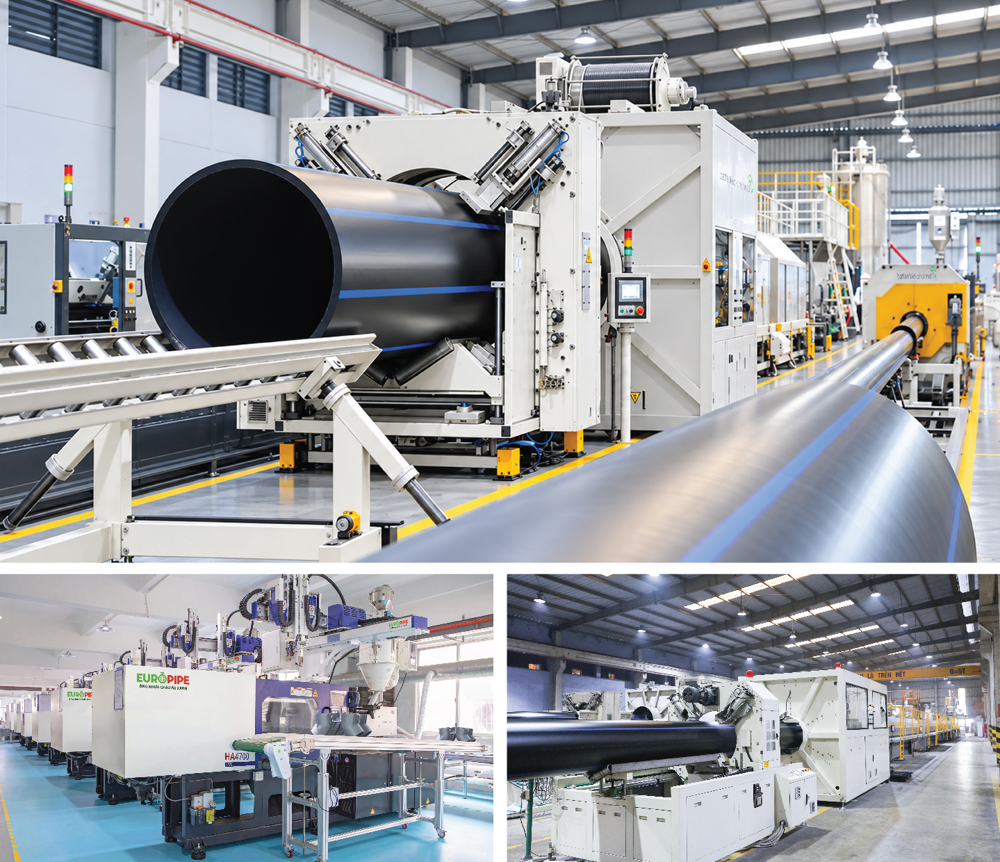 Đẩy mạnh robot hóa giúp EUROPIPE tăng năng suất, hạn chế hao hụt và tối ưu quy trình sản xuất (Ảnh: AMACCAO).

